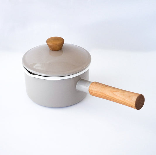 野田琺瑯 / ソースパン 14cm クルール ベージュ