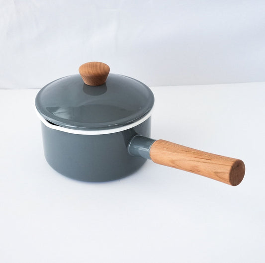 野田琺瑯 / ソースパン 14cm クルール グレー